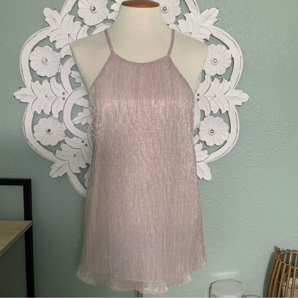Anthropologie Maeve Waverly Shimmer Top Size L